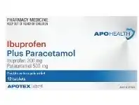 Direct Chemist Outlet Apohealth Ibuprofen Plus Paracetamol 12 Tablets offer