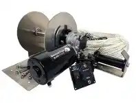 American Eagle Anchor Drum Winch Kit - 1000W for Boats Up to 22ft/6.5m