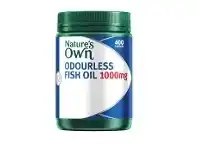 Nature's Own Odourless Fish Oil 1000mg 400 Capsules