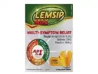 Lemsip Max Multi-Symptom Relief All-in-One Hot Drink 10 Oral Powder Sachets
