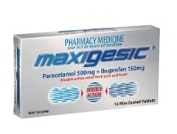 Star Discount Chemist Maxigesic Paracetamol 500mg + Ibuprofen 150mg 12 Tablets offer