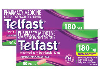 Star Discount Chemist Telfast 180mg Non-Drowsy 50 Tablets offer