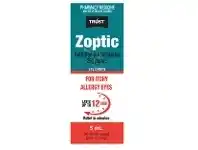 Star Discount Chemist Trust Zoptic Eye Drops for Itchy Allergy Eyes 5ml offer