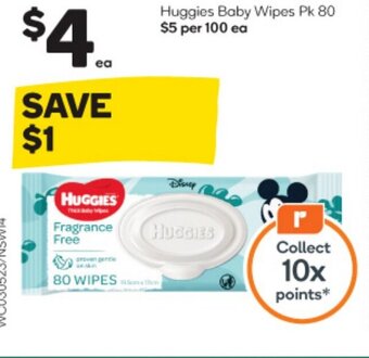 BIG W Huggies Baby Wipes offer