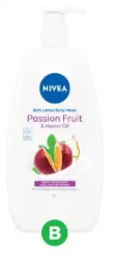 BIG W Nivea Body Wash Shower Gel 1 Litre offer