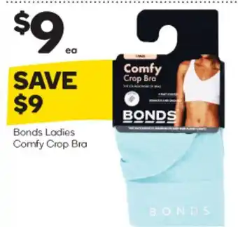BIG W Bonds Ladies Comfy Crop Bra offer