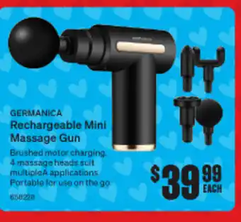 SuperCheap Auto GERMANICA Rechargeable Mini Massage Gun offer