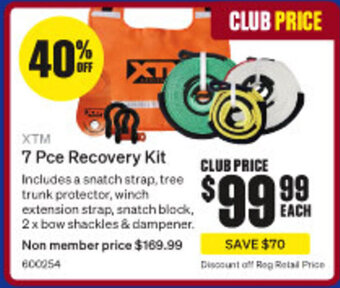 SuperCheap Auto XTM 7 Pce Recovery Kit offer