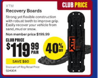 SuperCheap Auto XTM Recovery Boards offer