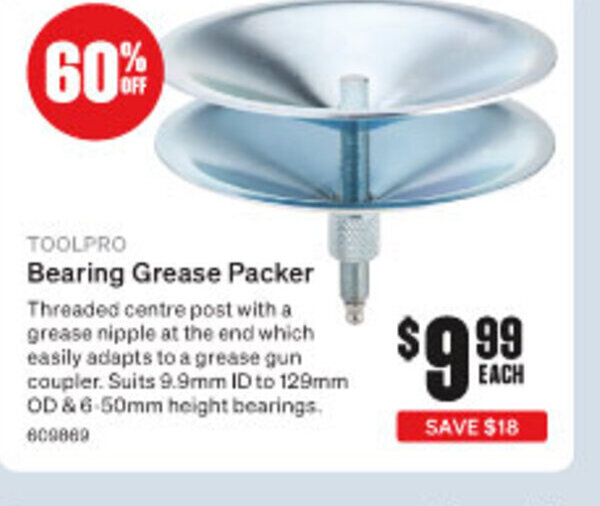TOOLPRO Bearing Grease Packer offer at SuperCheap Auto