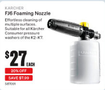 SuperCheap Auto KARCHER FJ6 Foaming Nozzle offer
