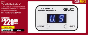 SuperCheap Auto EVC Throttle Controllers offer