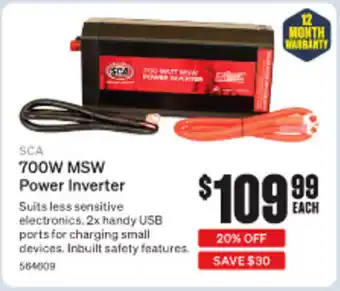 SuperCheap Auto SCA 700W MSW Power Inverter offer