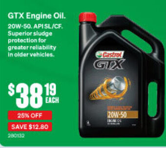 GTX Engine Oil