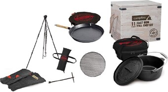 Anaconda Campfire cast iron full chef kit offer
