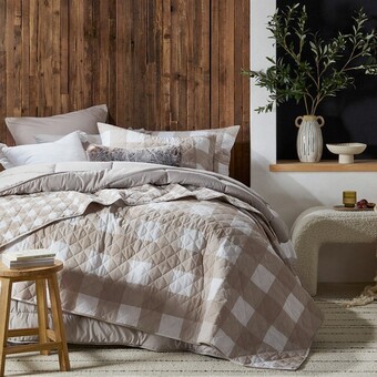 Pillow Talk Hayden reversible coverlet set by essentials offer