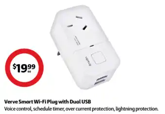 Coles Verve Smart Wi-Fi Plug with Dual USB offer