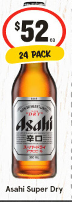 IGA Asahi Super Dry offer