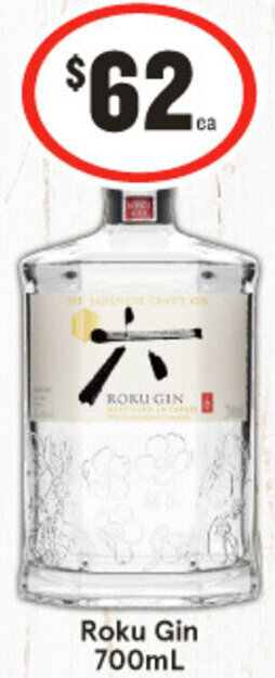 IGA Roku Gin 700mL offer