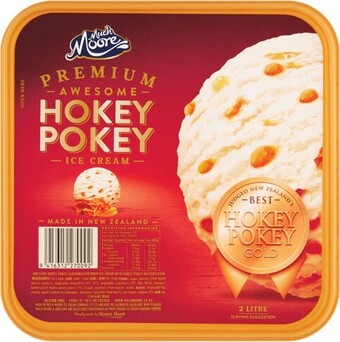 Woolworths Much moore ice cream tub 2 litre – from the freezer offer