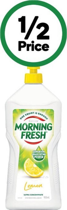 Woolworths Morning fresh dishwashing liquid 900ml offer