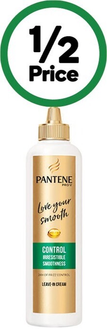 Woolworths Pantene frizz control smoothing leave-in hair cream 270ml offer