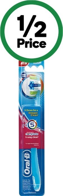 Woolworths Oral-b complete 5 way clean toothbrush pk 1 offer