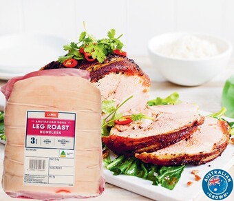 Coles Coles australian pork leg roast boneless offer