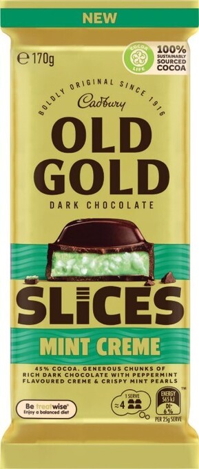 Coles Cadbury old gold block chocolate 170g-180g offer