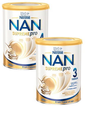 Coles Nestlé nan supremepro formula stage 3 or 4 800g offer