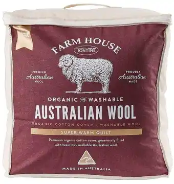 Spotlight 50% off tontine farm house wool quilt offer