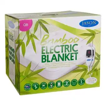 Spotlight 50% off bamboo electric blanket offer