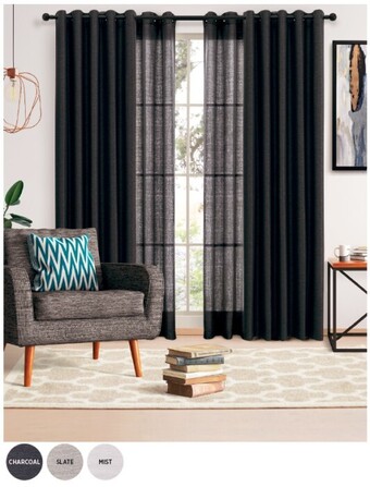 Spotlight 50% off urban sheer eyelet curtains offer