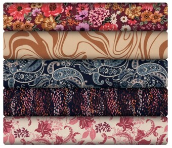 Spotlight Print & plain rayon & ecovero spandex jersey offer