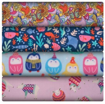 Spotlight Print & plain polar fleece offer