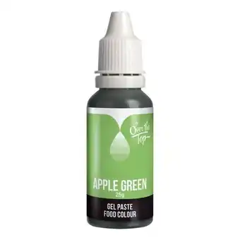 Over the top gel food colouring