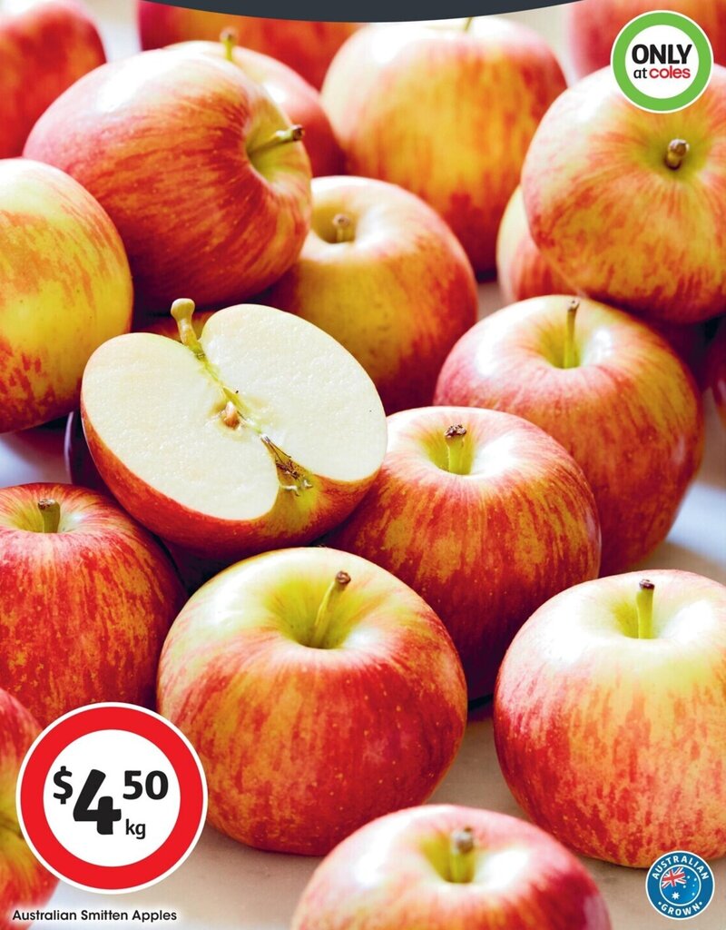 Australian Smitten Apples offer at Coles