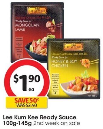 Coles Lee Kum Kee Ready Sauce 100g-145g offer