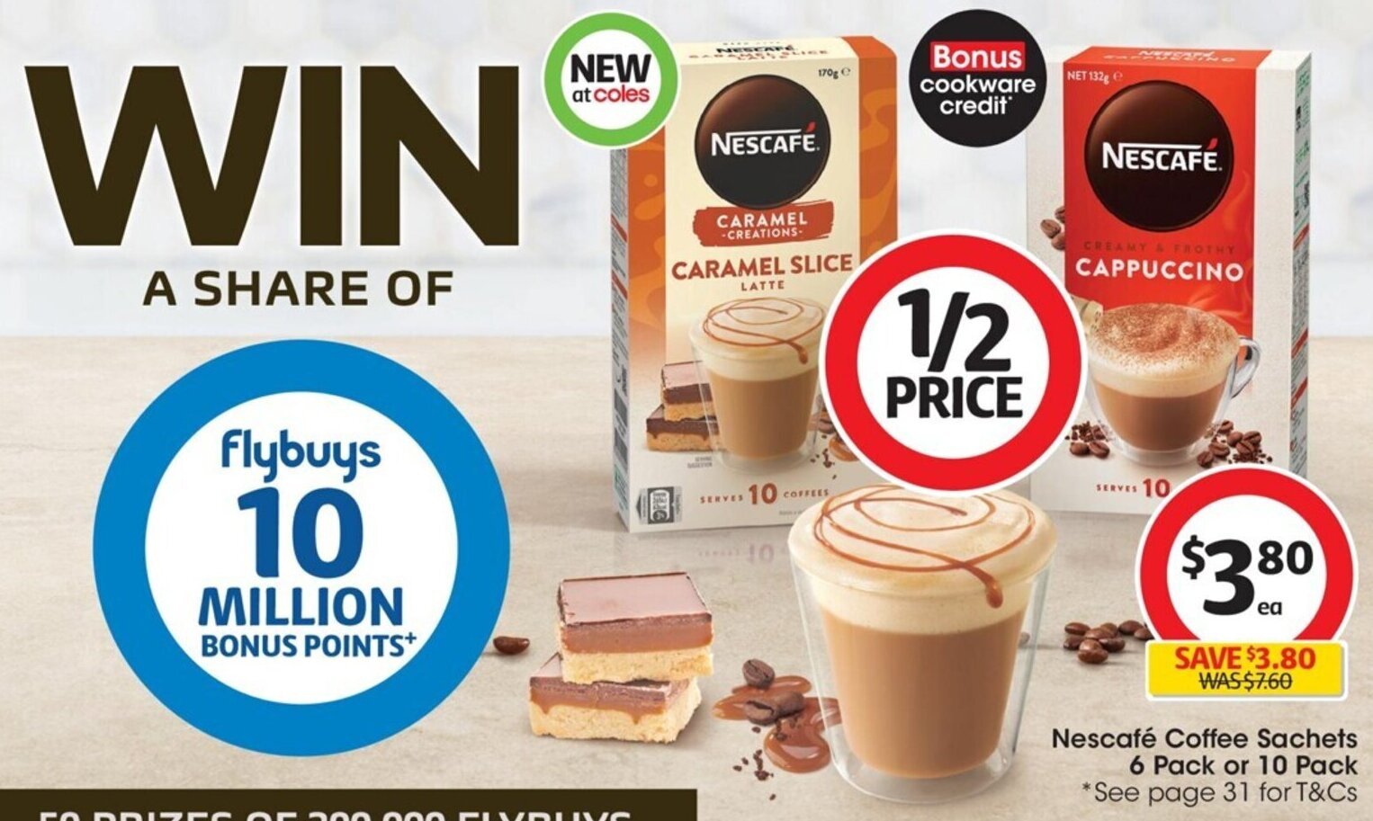 Nescafé Coffee Sachets offer at Coles