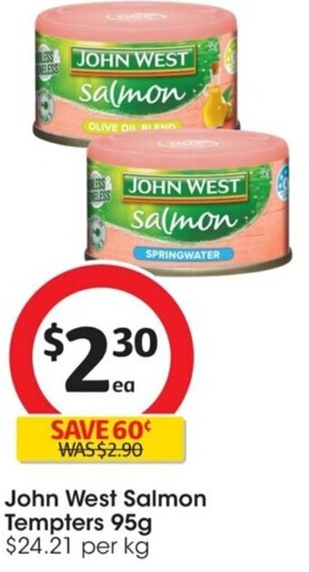 John West Salmon Tempters 95g
