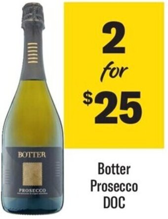 Coles Botter Prosecco DOC offer