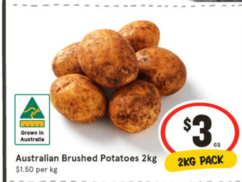 IGA Australian Brushed Potatoes 2kg offer
