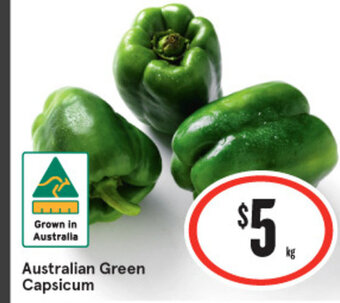 IGA Australian Green Capsicum offer