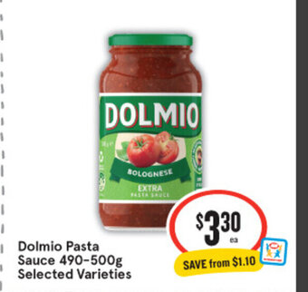 IGA Dolmio Pasta Sauce 490-500g offer