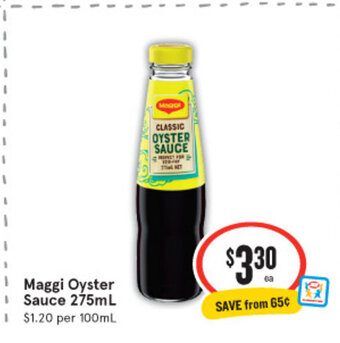 IGA Maggi Oyster Sauce 275mL offer