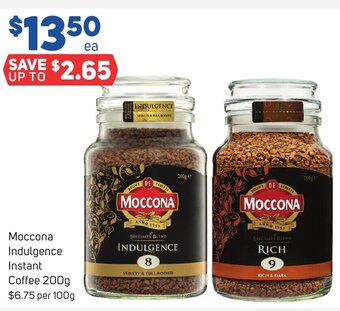 Foodland Moccona Indulgence Instant Coffee 200g offer