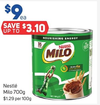Foodland Nestlé Milo 700g offer