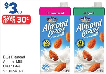Foodland Blue Diamond Almond Milk UHT 1 Litre offer