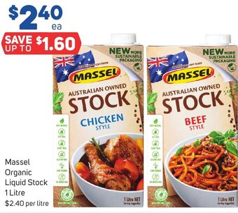 Foodland Massel Organic Liquid Stock 1 Litre offer