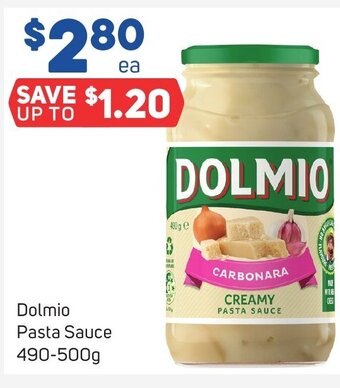 Foodland Dolmio Pasta Sauce 490-500g offer